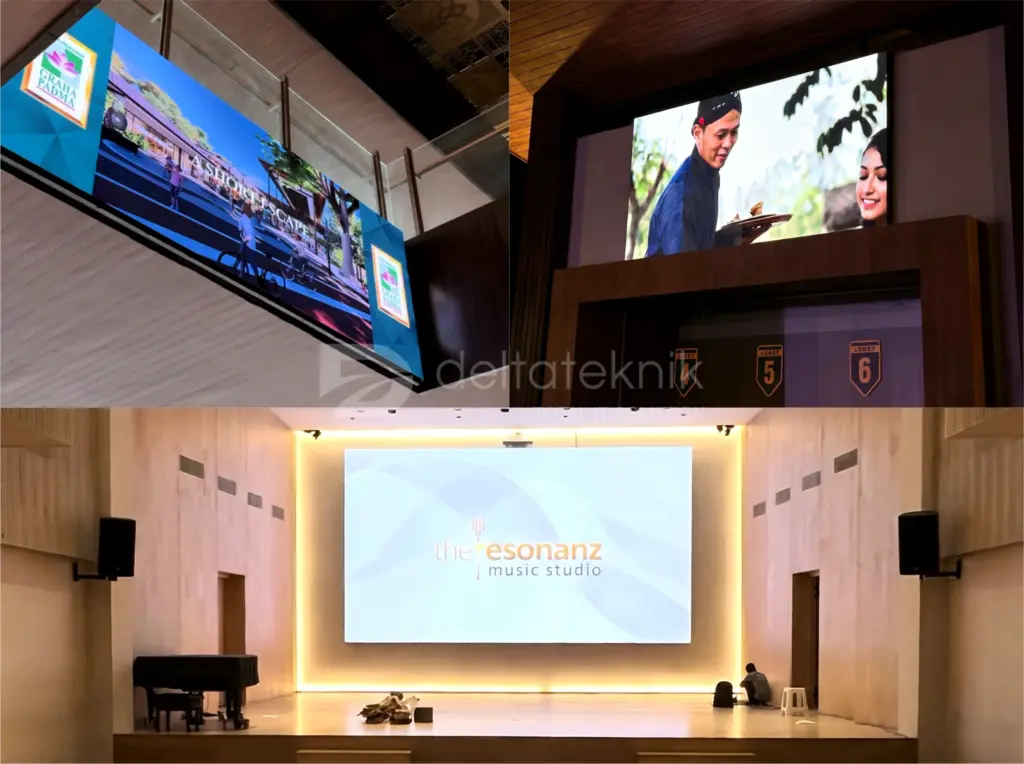 Videotron indoor untuk ruang meeting, lobby, retail, hotel, dan pusat perbelanjaan jakarta